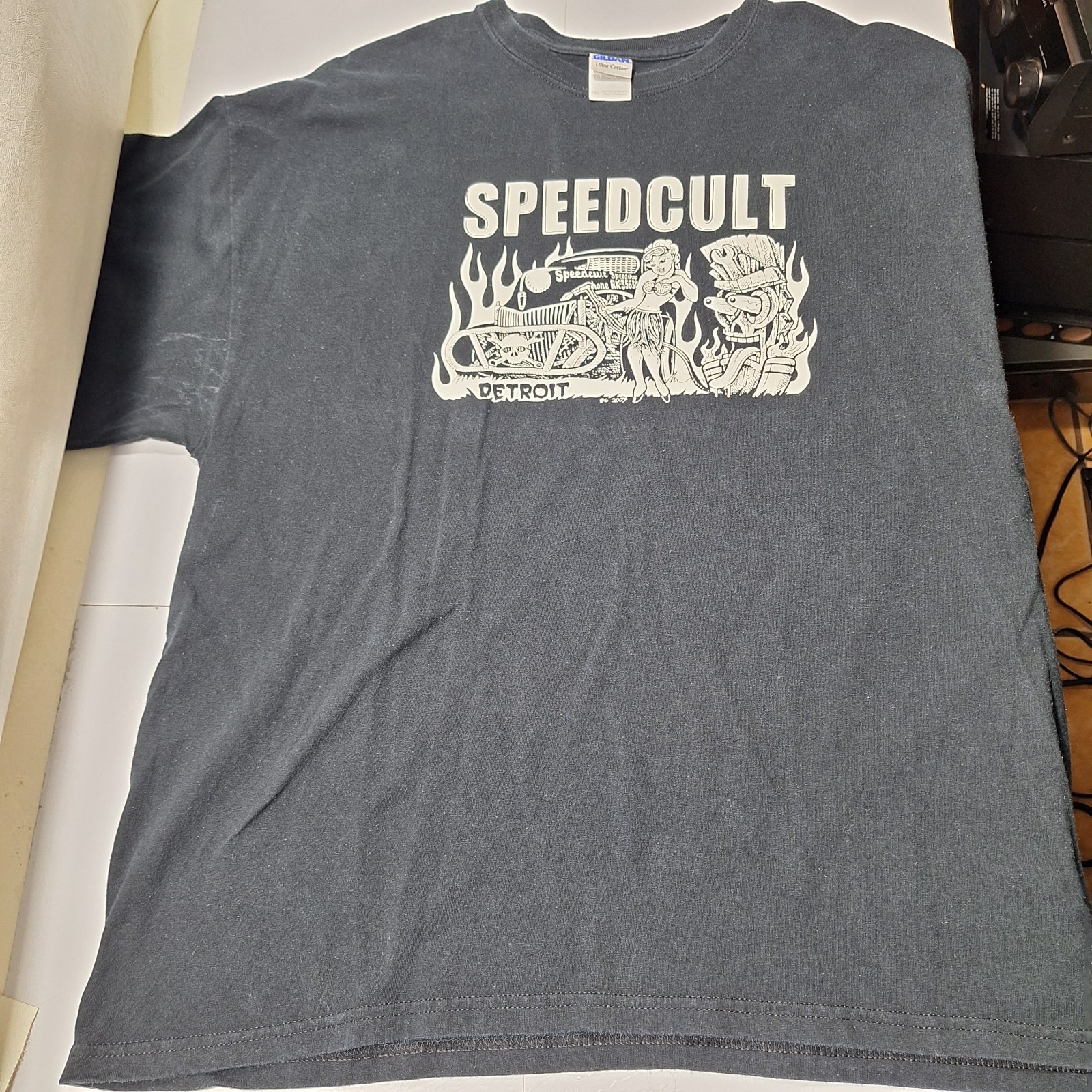 speedcult Detroit ‘Variation – Men’s, Used Black, 2XL Tee Shirt