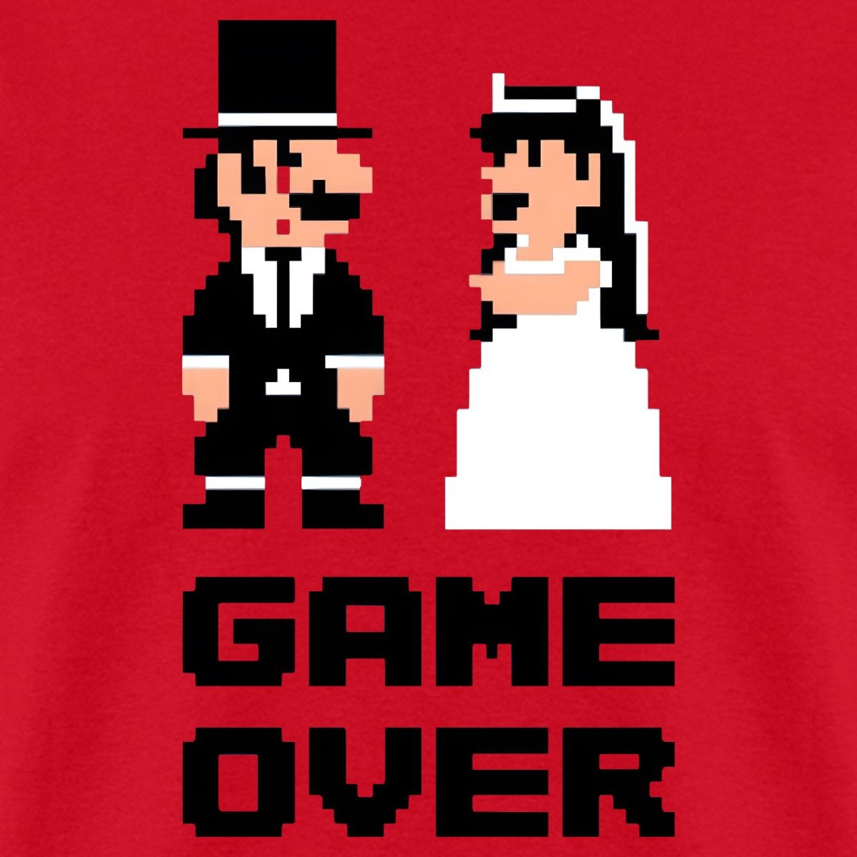 GAME OVER | Gamer Wedding | Funny Men’s T-Shirt
