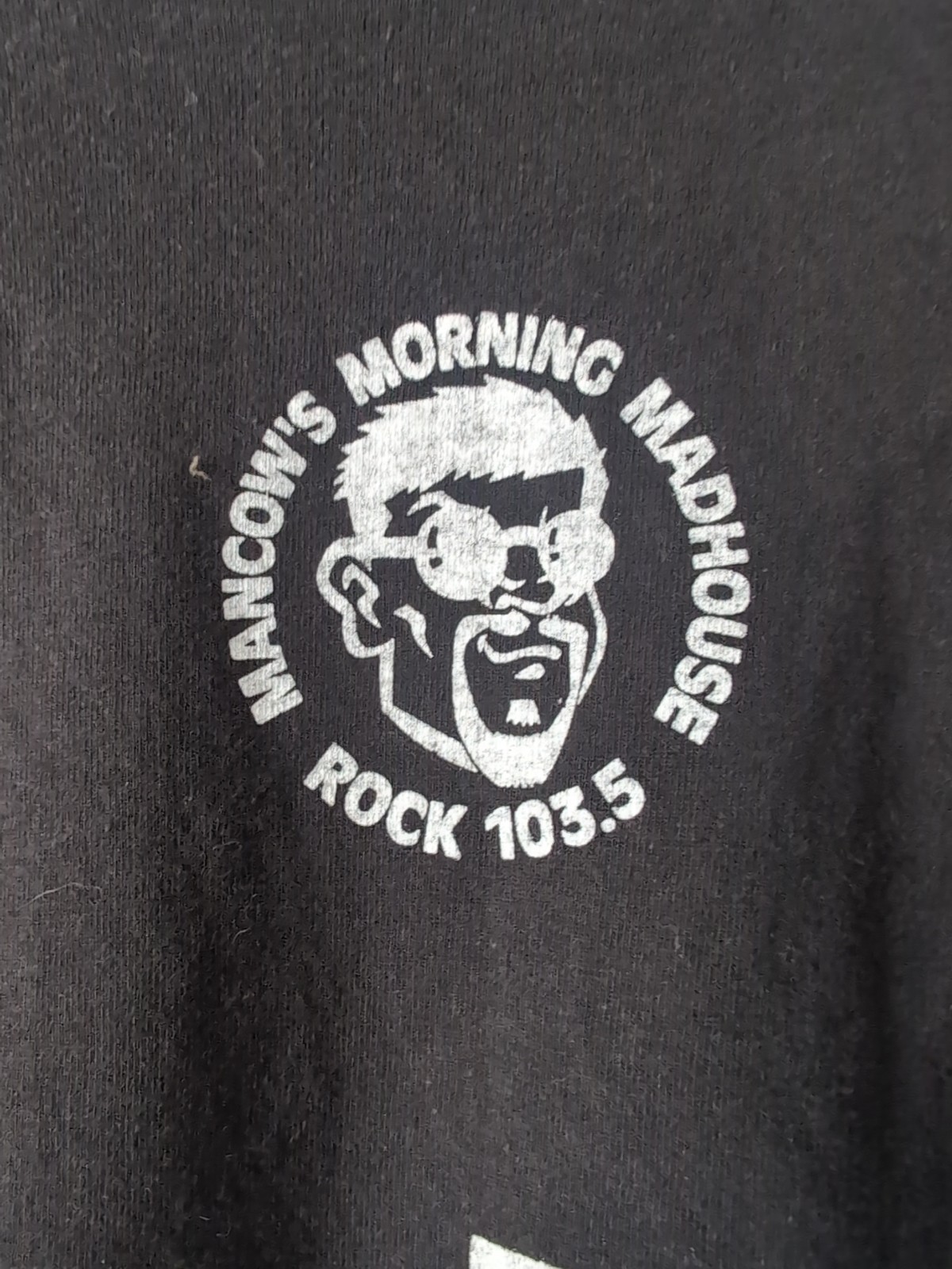 Vtg Mancow Muller XL T-Shirt Rock 103.5 Q101 Radio Turd The Bartender