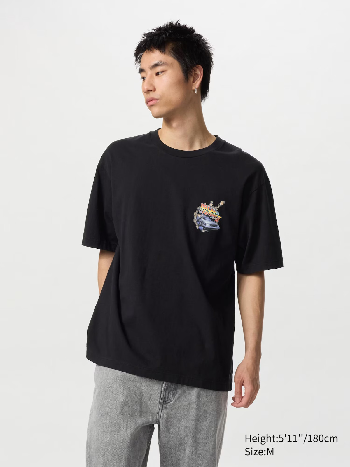 NWT UNIQLO Universal Classic Movie Back to the Future T-Shirt US Size Medium