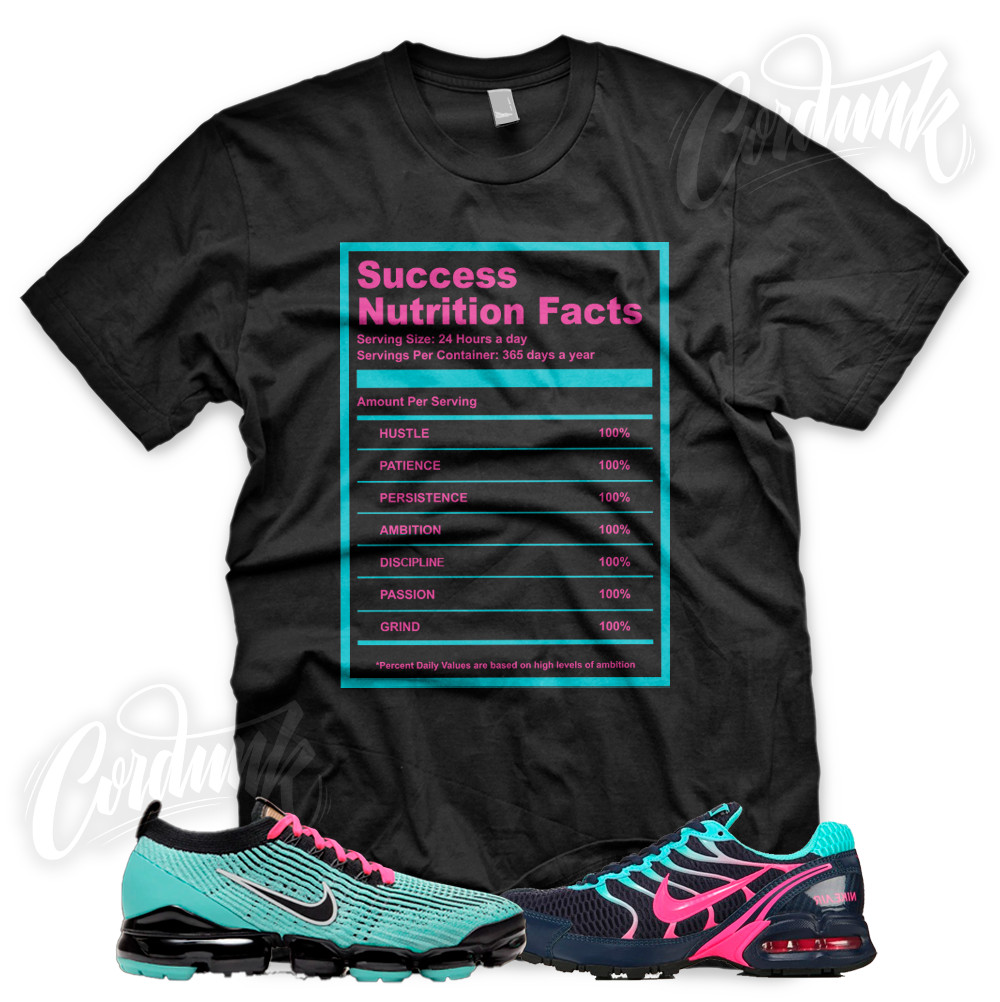 SUCCESS T Shirt for N Turquoise Pink South Beach Vapormax Flyknit 97 200 720