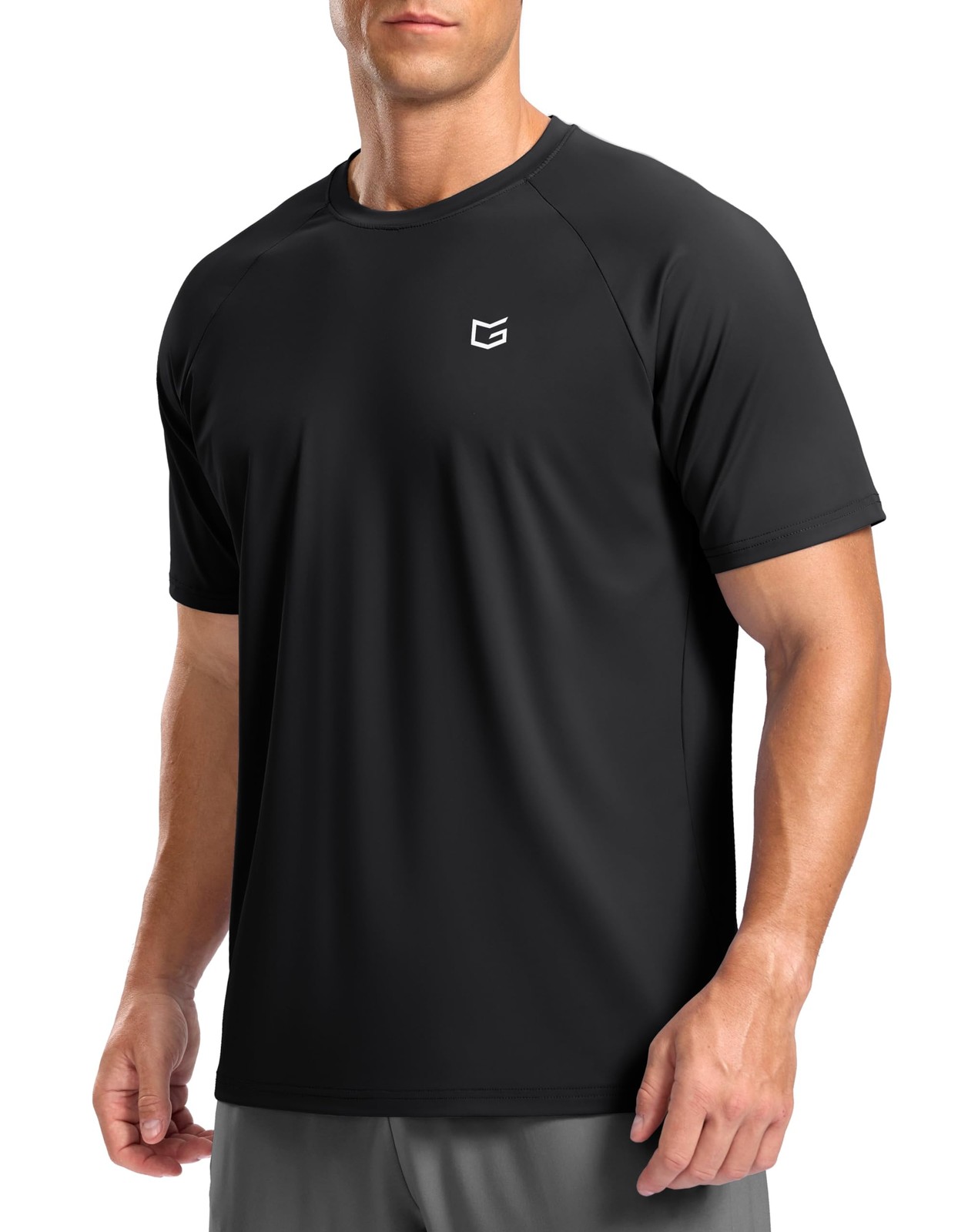 Men’s Athletic Workout T-Shirts Moisture Wicking Cooling Running Shirts Short…