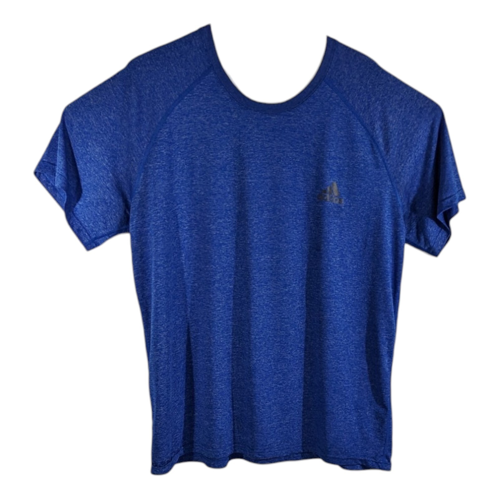 Adidas Ultimate Tee Short Sleeve Athletic T Shirt Mens 2XL Heather Blue