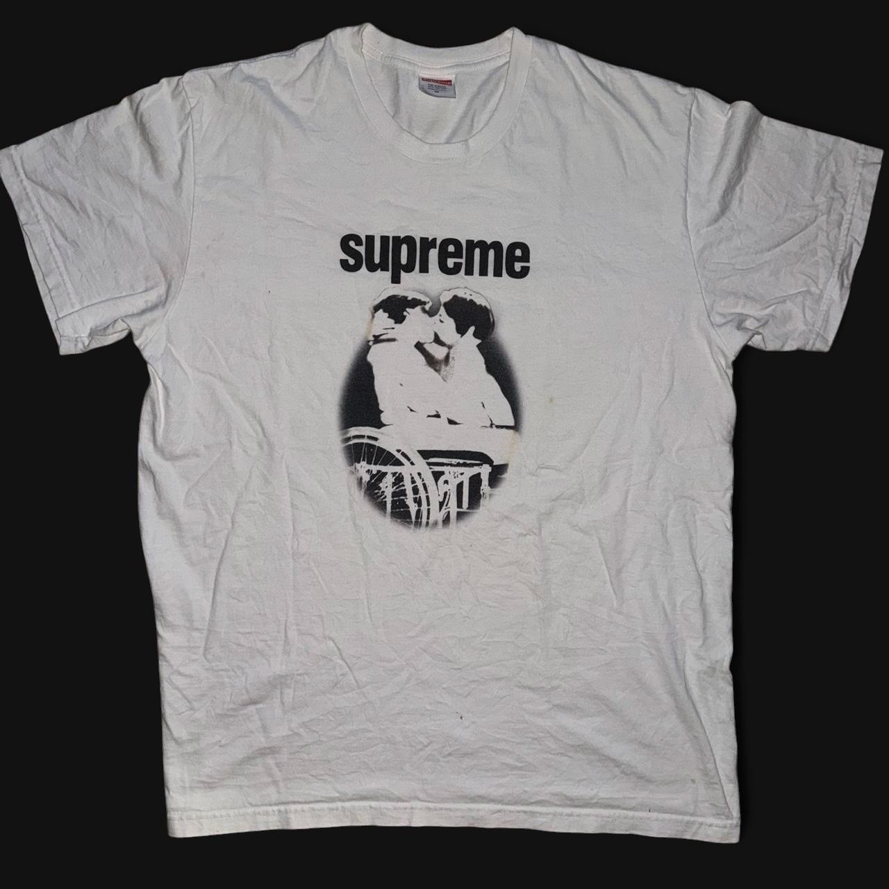 Supreme Men’s Short Sleeve T-Shirt Medium, Made In USA, White