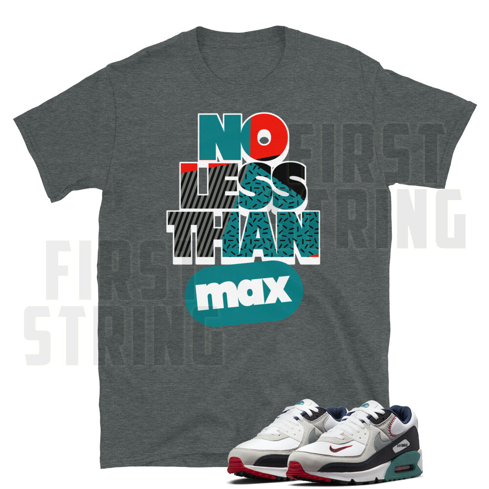No Less Sneaker Shirt to Match Air Max 90 Griffey Swingman Backwards Hat /Grey