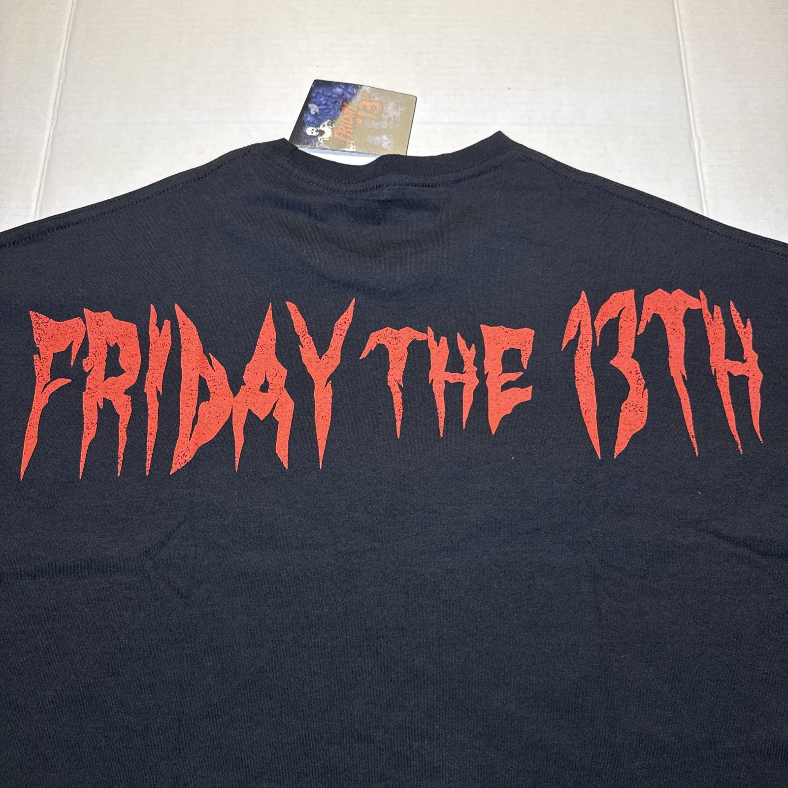 JASON VOORHEES Friday The 13th Mens Size Large T-SHIRT & Kuzos Jason Mask, NWT🔥