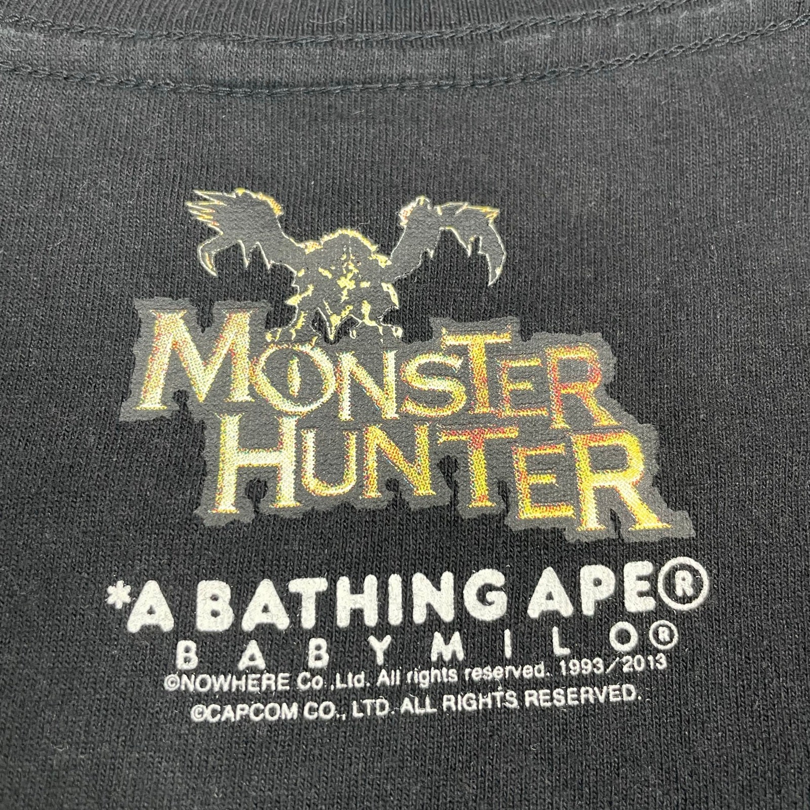 2013 Bape x Monster Hunter “Liolaeus” Baby Milo Tee – Size Small