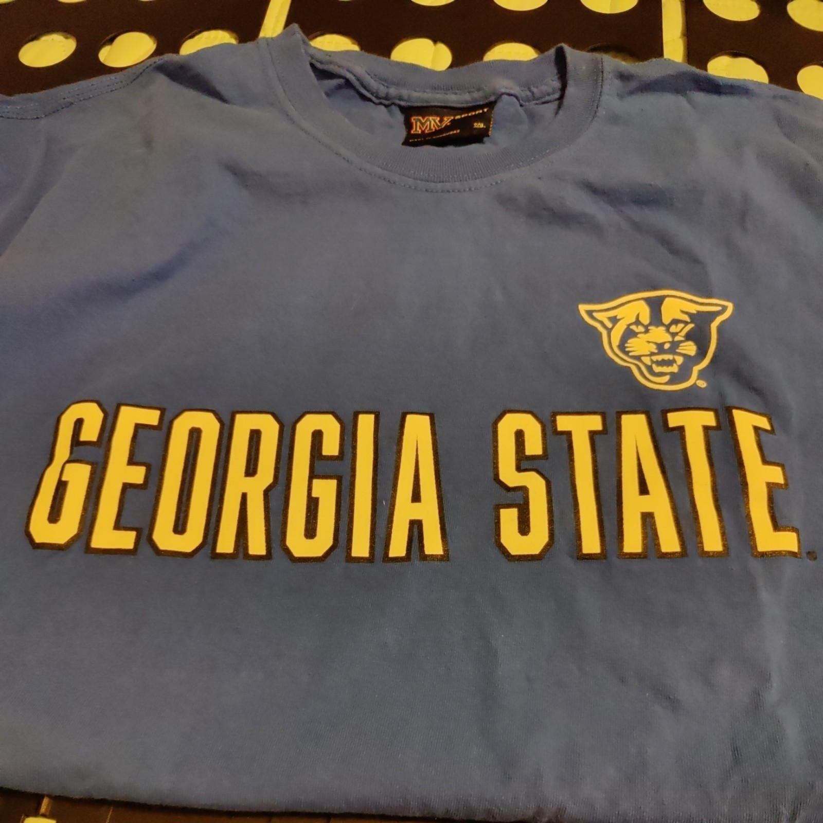 MV Sport Men’s NCAA Georgia State Panthers T-Shirt Blue XL