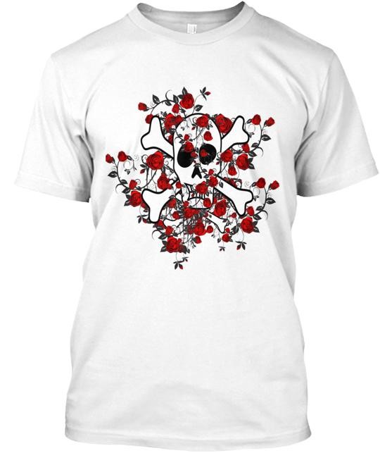 Skull T-Shirt Made in the USA Size S to 5XL