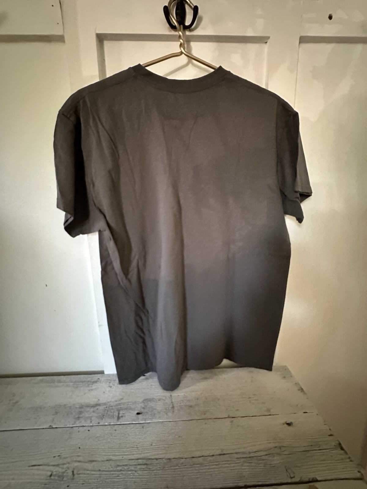 Gray Y2K Gilden Everyday T Shirt Light Wear Size Large