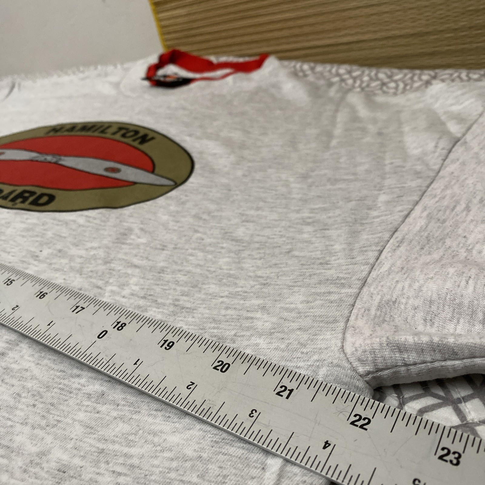 Vintage Signal Sport Hamilton Propeller T-Shirt Men’s L Mega Cotton Gray Large