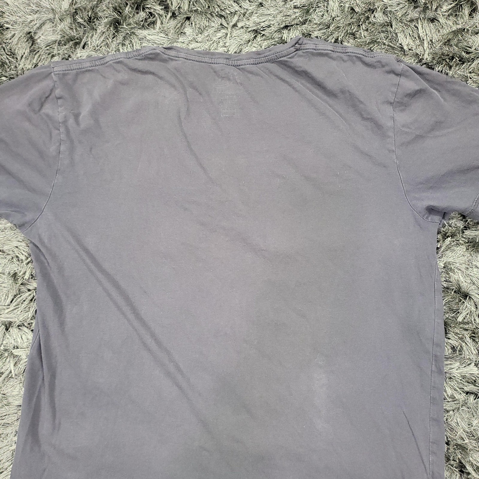 Quiksilver Shirt Mens Medium Gray Skull Island Graphic Tee Surf Tropical Tagless