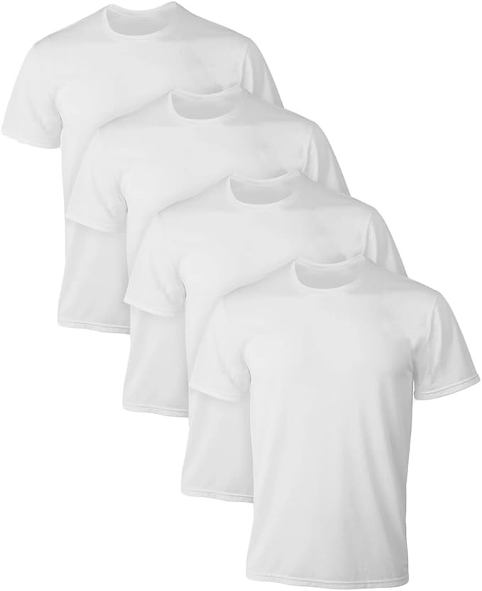 Hanes Men’s Ultimate X-Temp Mesh Crewneck Undershirts, 4-Pack White XL new nip
