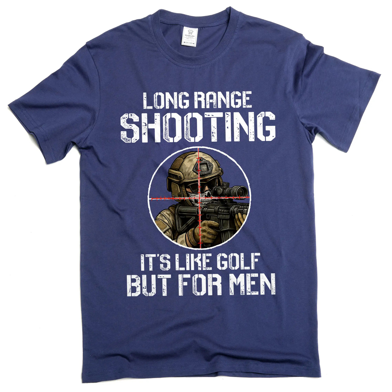 Men’s Shooting Range T-shirt Funny Humor Humorous Tee Shirts Pro Gun Ar-15 Tee