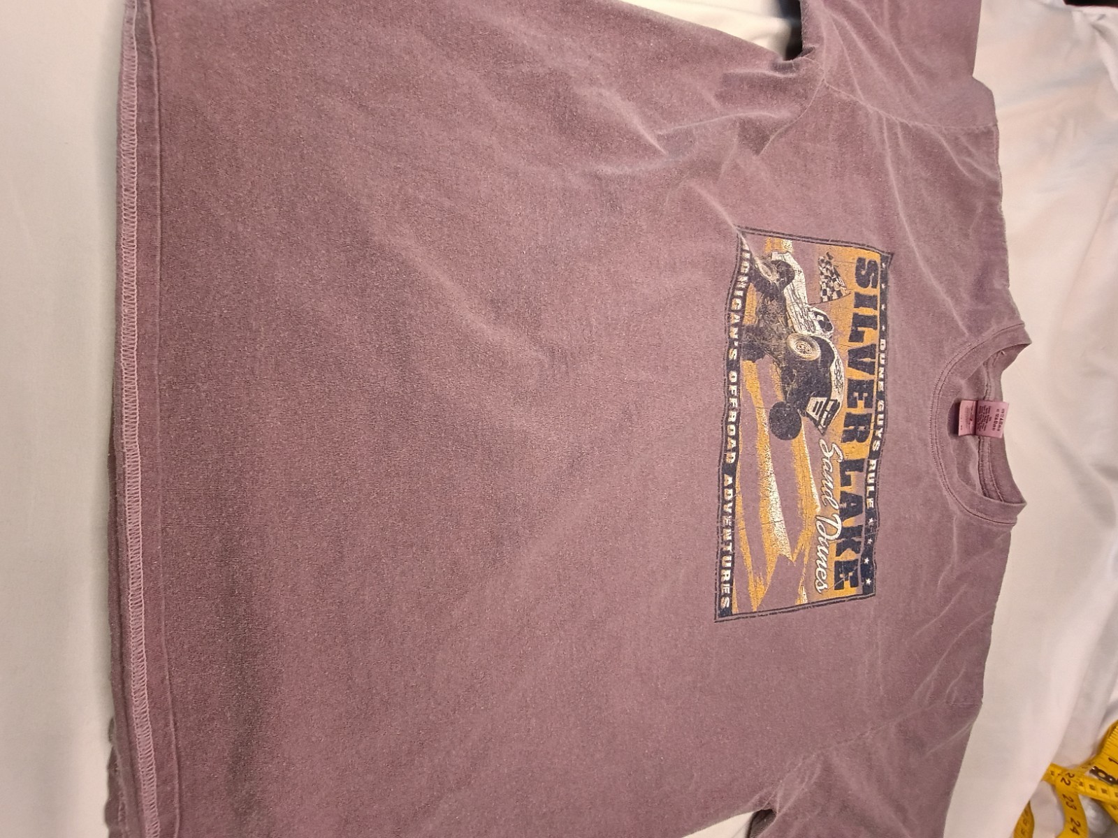 Gildan Ultra Cotton Purple Silver Lake Sand Dunes Michigan Graphic Tee Men’s XL