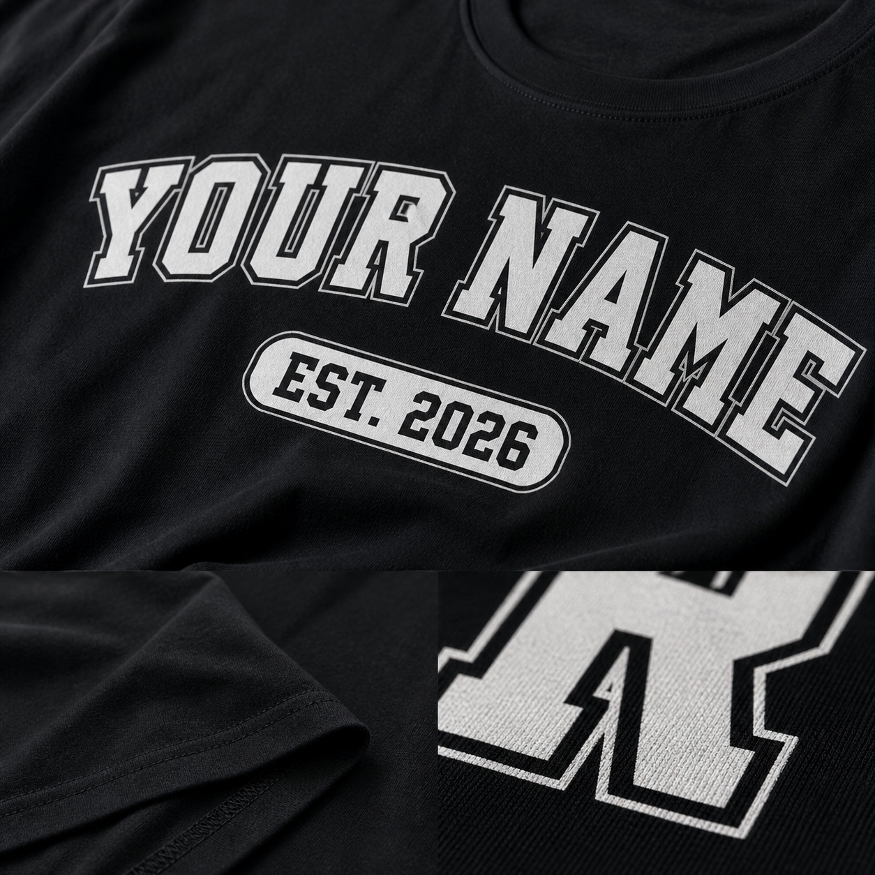 Anniversary Custom Men’s 2-Side Tee Personalized T-Shirt Gift
