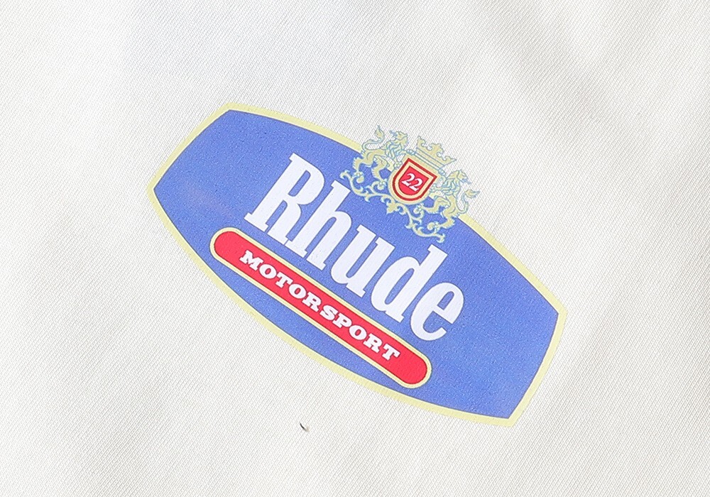 RHUDE NEW Men Women High Quality Loose Leisure Cotton Short Sleeve T-Shirt M-2XL