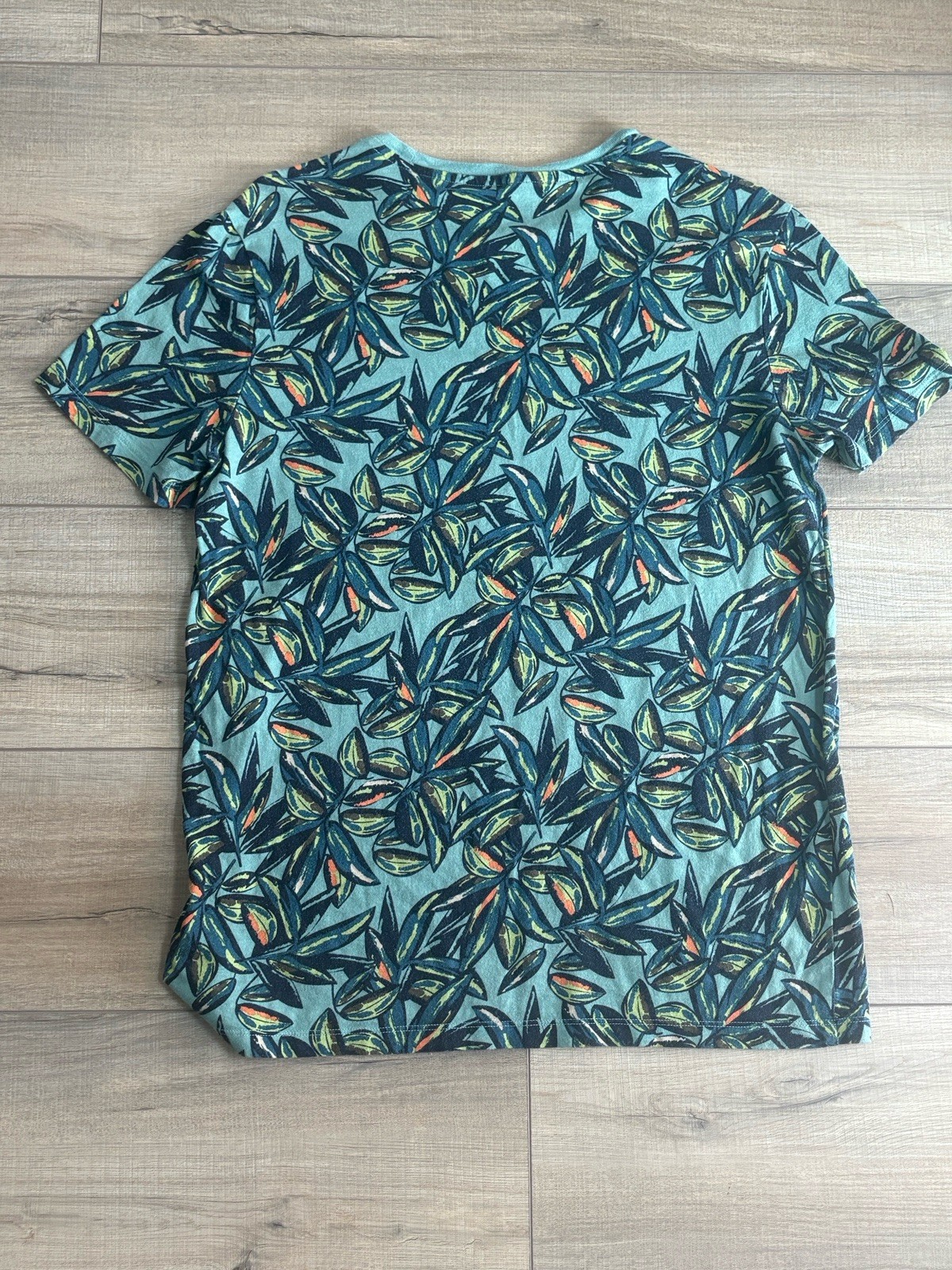 Goodfellow & Co Men’s M Floral Tropical Knit Crew Neck Short Sleeve Tee