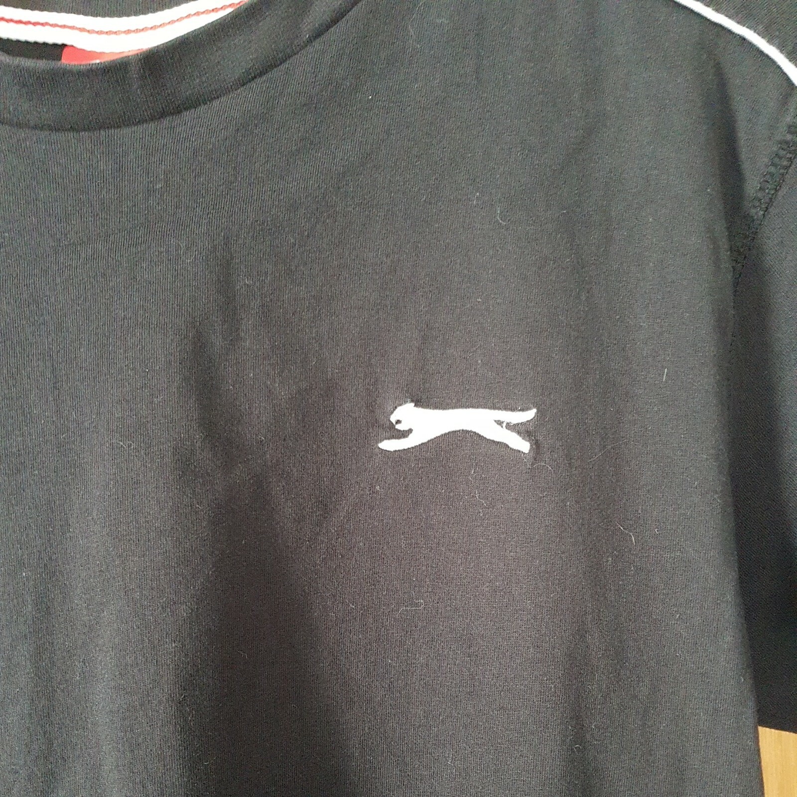 Slazenger Mens Black T Shirt Size XS Good Used Condition