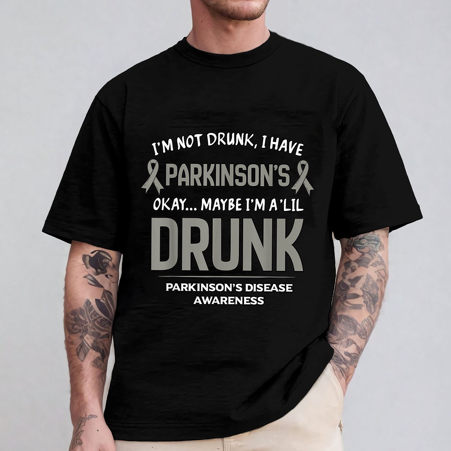 I’m Not Drunk I Have Parkinson’s Okay Maybe I’m A ‘Lil Drunk Patient T-Shirt