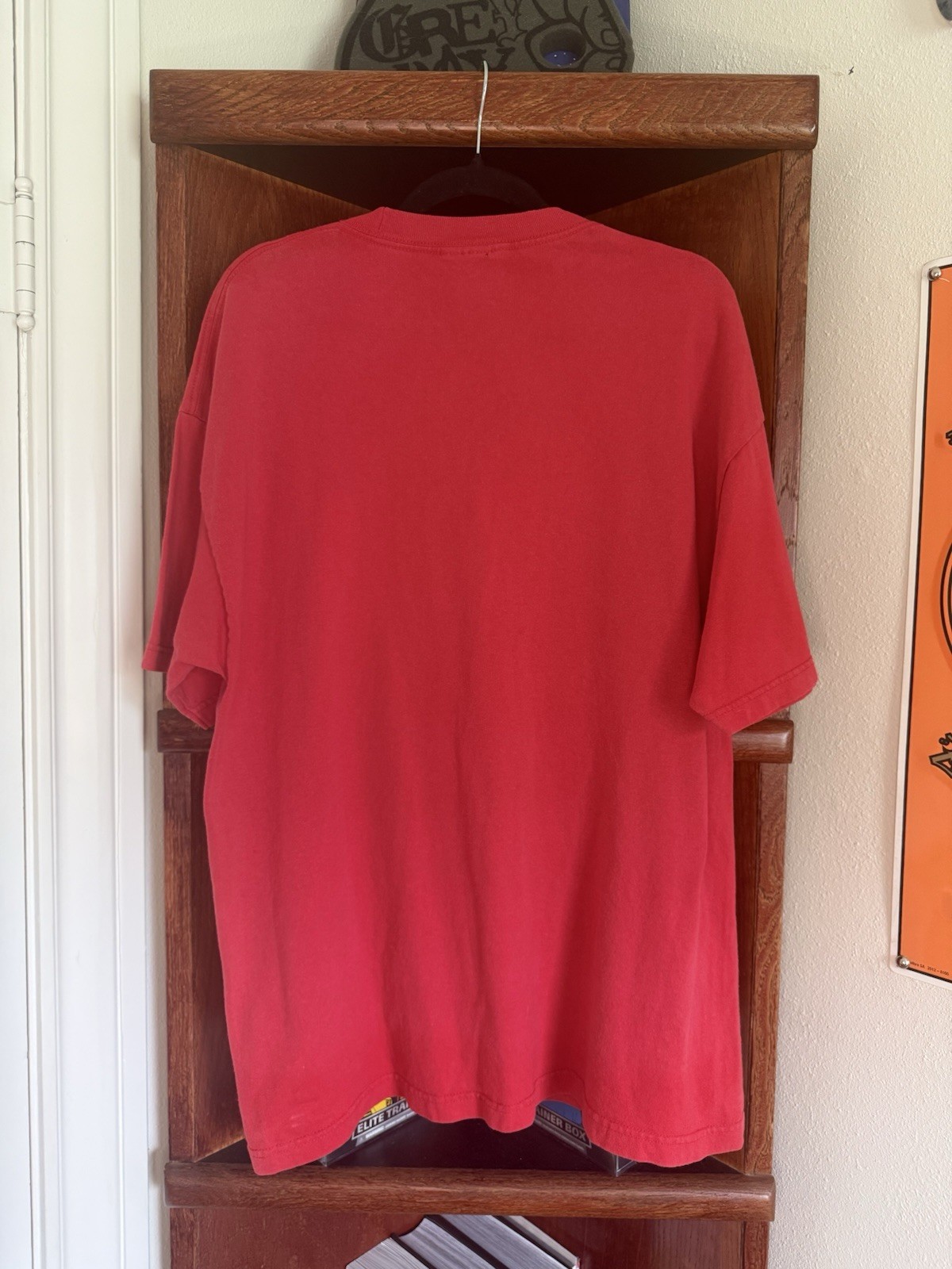 Vintage Y2k Wolverine Marvel X Men Red Graphic T-Shirt Size XL 2002