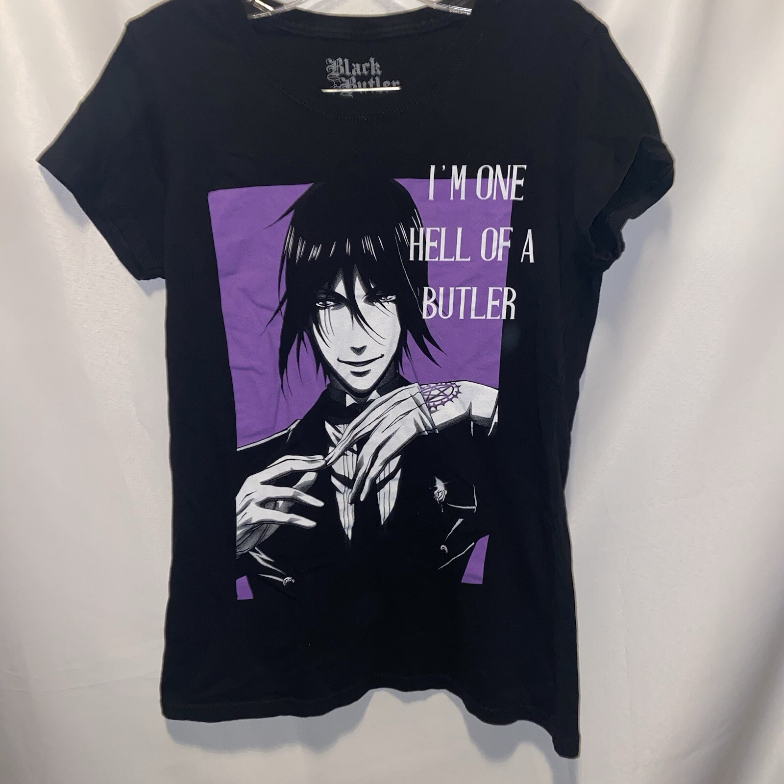 BLACK BUTLER T SHIRT MENS BLACK ANIPLEX JAPANESE MANGA ANIME CARTOON M