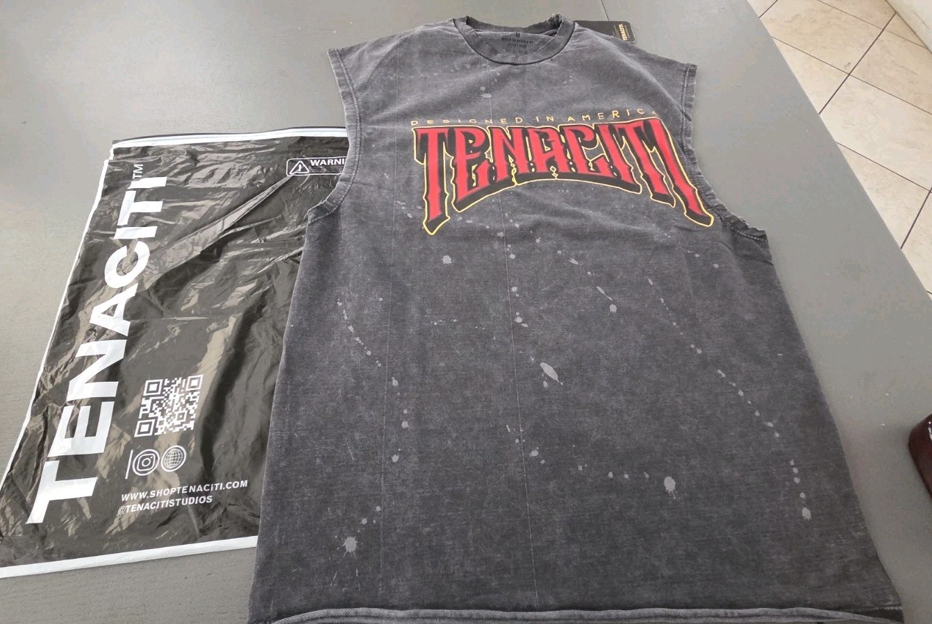 Men’s Medium Cut Off Tenaciti Studios NWT!! 100%Authentic. $120 Retail