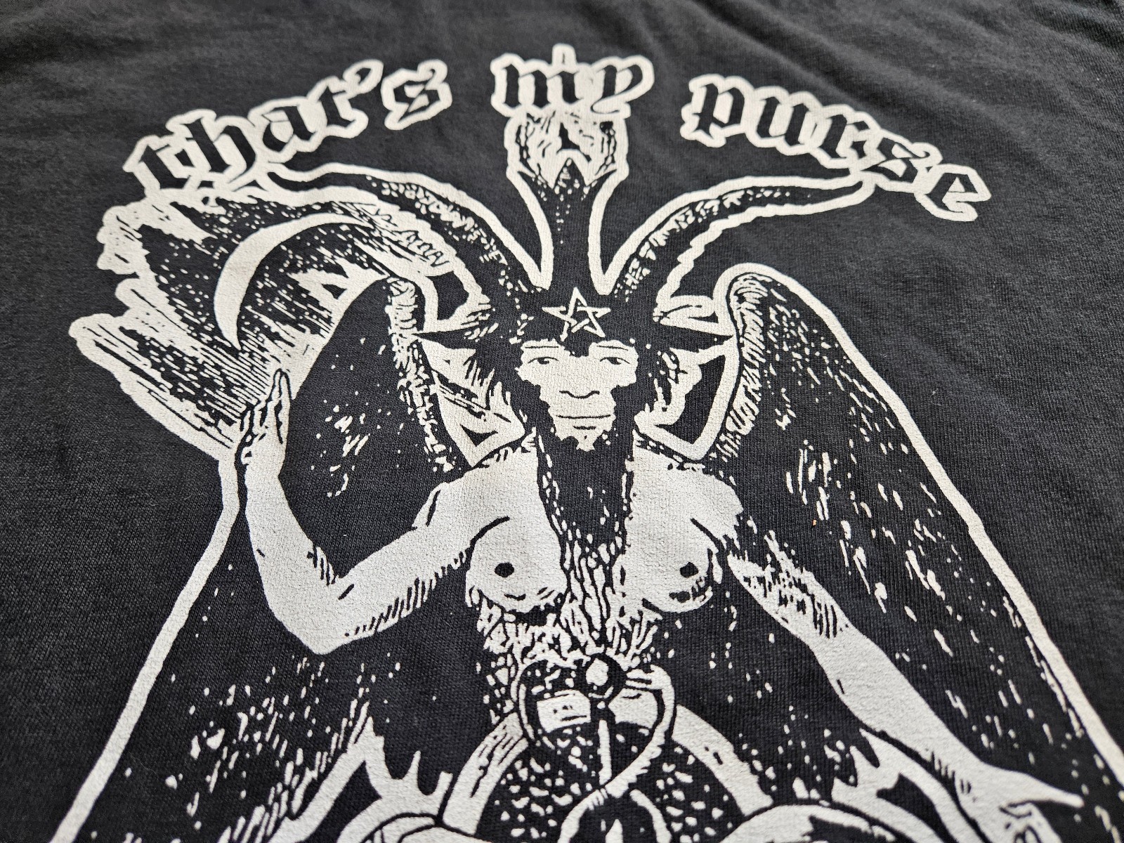 That’s My Purse I Don’t Know You Short Sleeve T-Shirt Bobby Hill Baphomet Satan