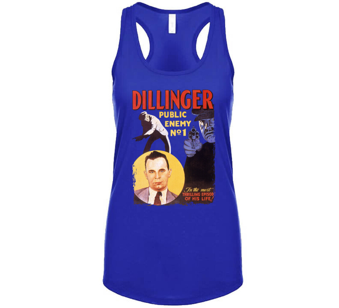 Dillinger Public Enemy No 1 30s Mobster Movie Fan T Shirt