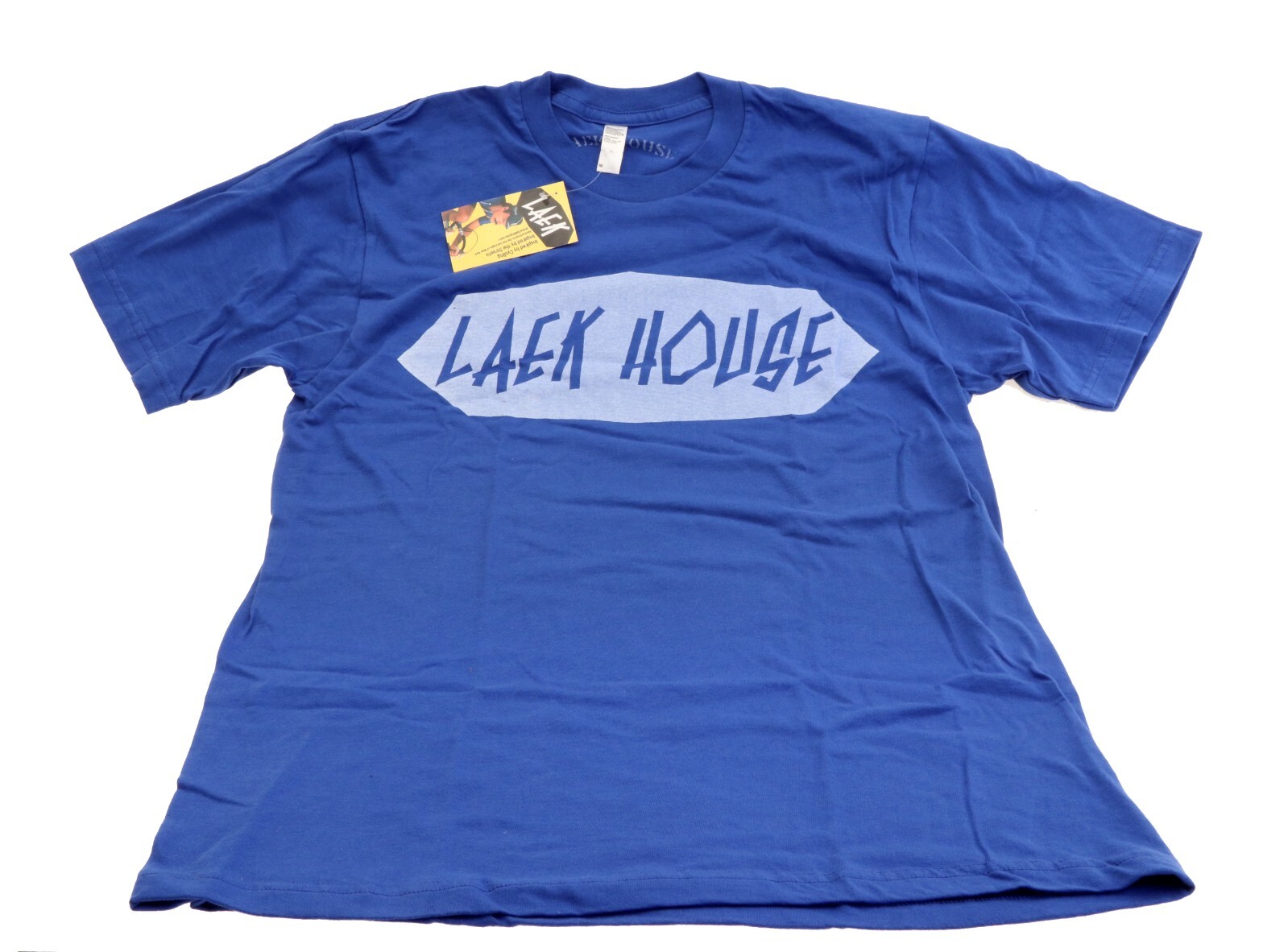 Laek House Cycling T-Shirt Combed Cotton Circa 2010 NEW Blue/ Beige S/M/L/XL