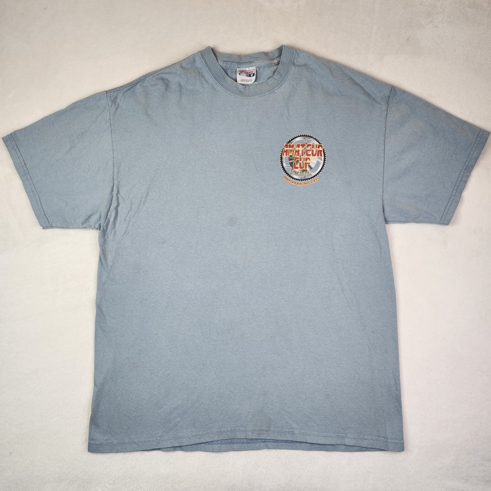 Amateur Cup Mountain Bike Race Series T-shirt 2001 Mens XL TBB Snow Summit VTG