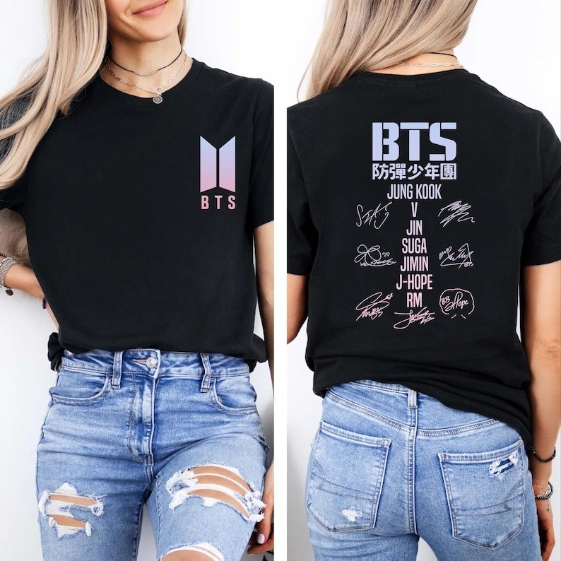 BTS World Tour 2026 Bangtan Comeback K-Pop Concert T-Shirt S-5XL