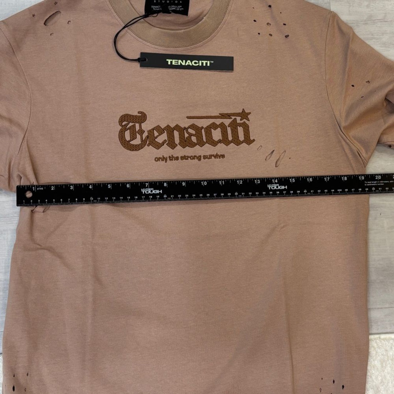 Tenaciti Studios Fire Dog Men’s Tee Shirt-NEW w TAGS