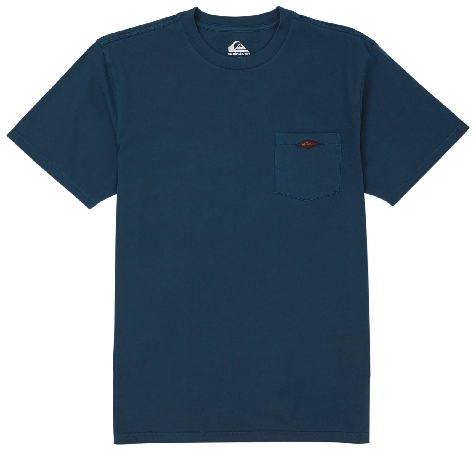 Quiksilver Men’s Saltwater Pigment-Dyed Short Sleeve Pocket Tee – Heavyweight T-