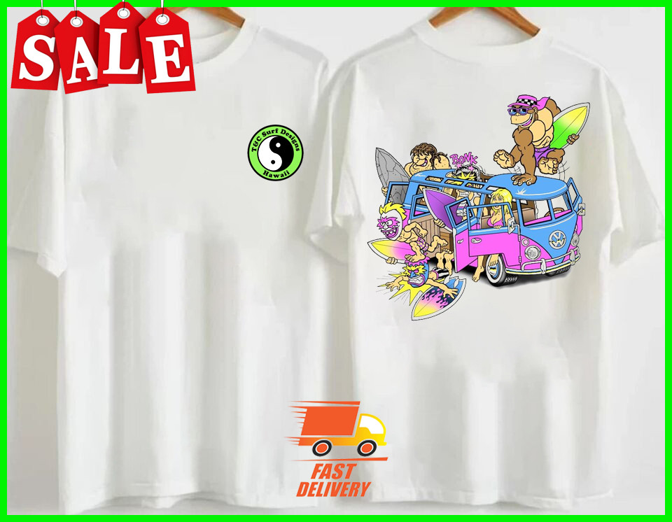 T&C Vintage Town And Country Surf Design Funny T-Shirt THP379V