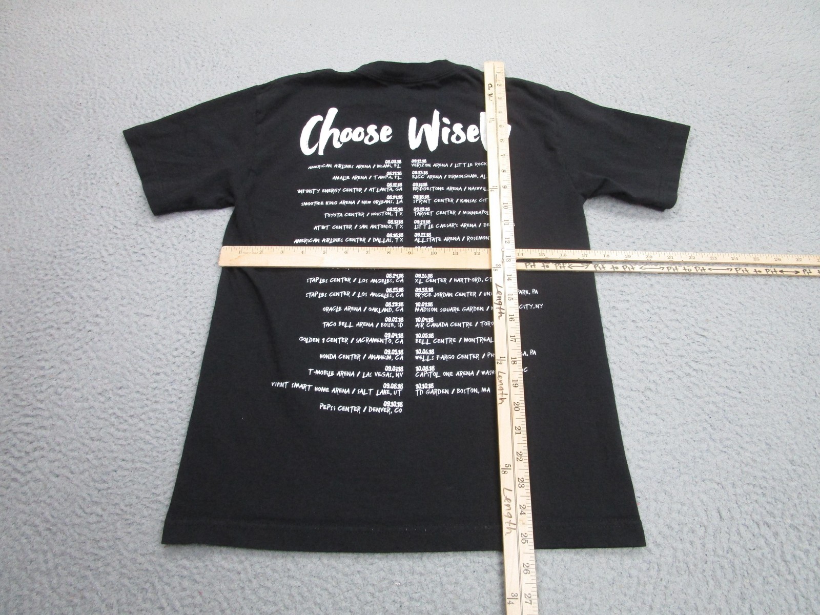 J Cole KOD Tour Shirt Mens Small Black Dreamville Choose Wisely Rap Tee