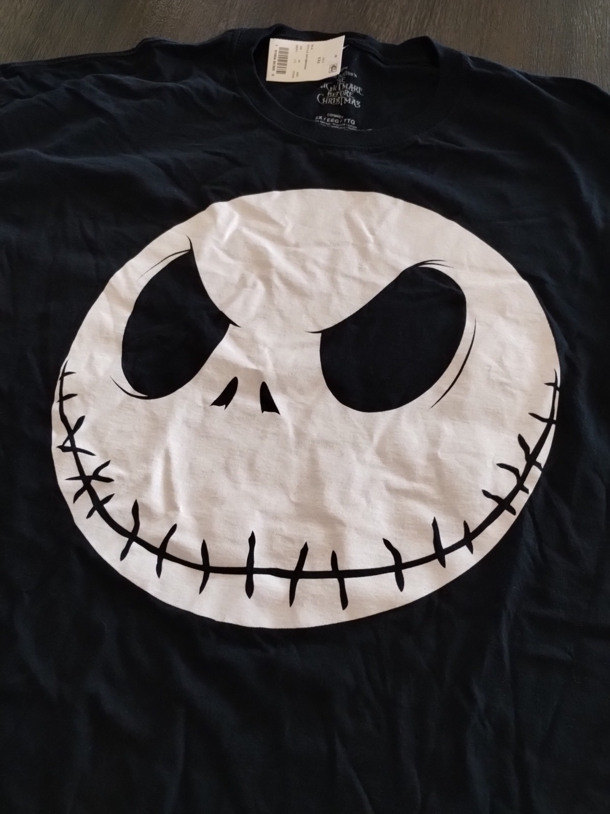 Disney Tim Burton’s The Nightmare Before Christmas T Shirt (Men’s XXL Tee) Jack