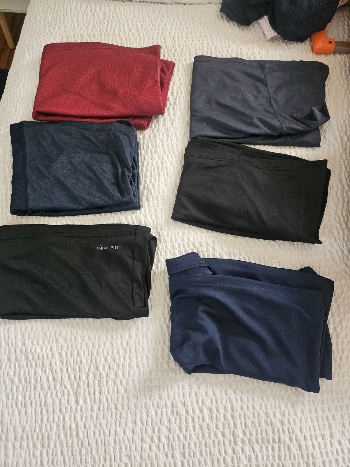 Lot Of 6 Men’s Lg Athletic T Shirt Mixed Lot Nike, Champion And Nameless Brands