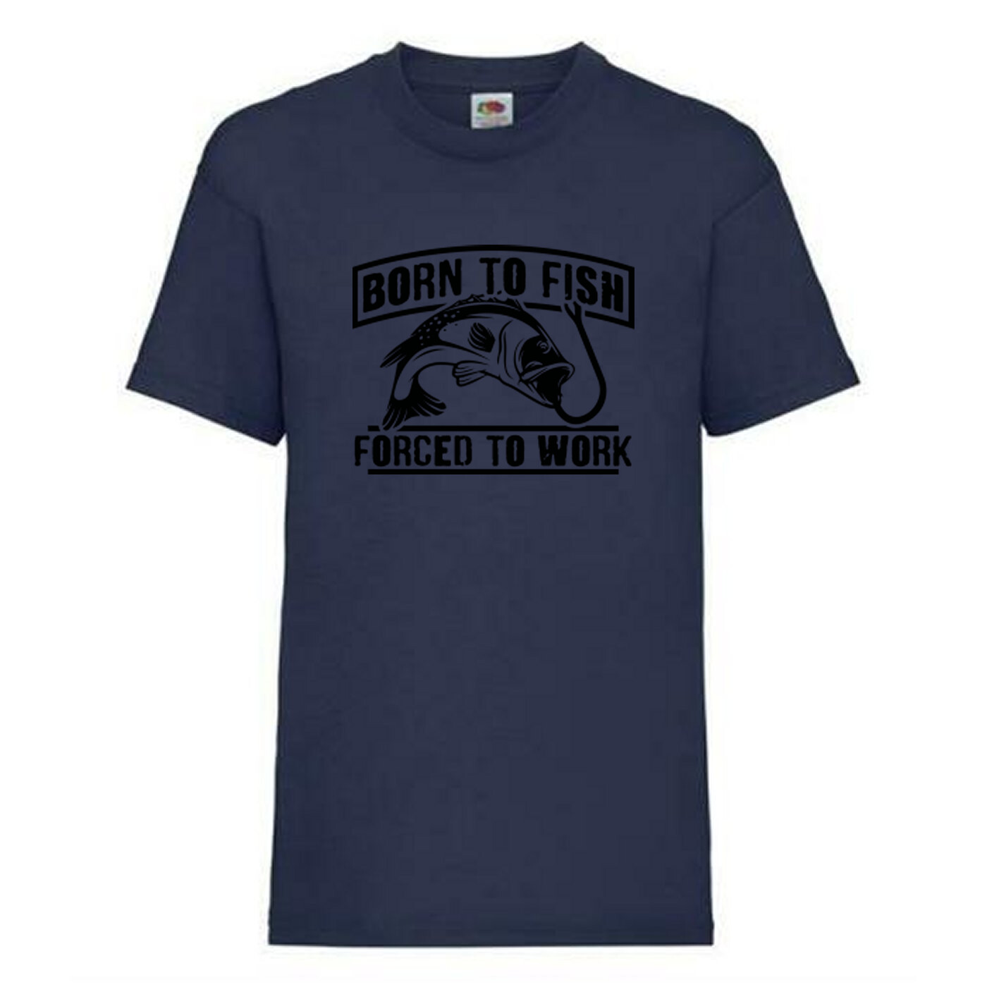 Fishing Forced To Work Fish Humour Novelty T Shirt Various Colours And Sizes