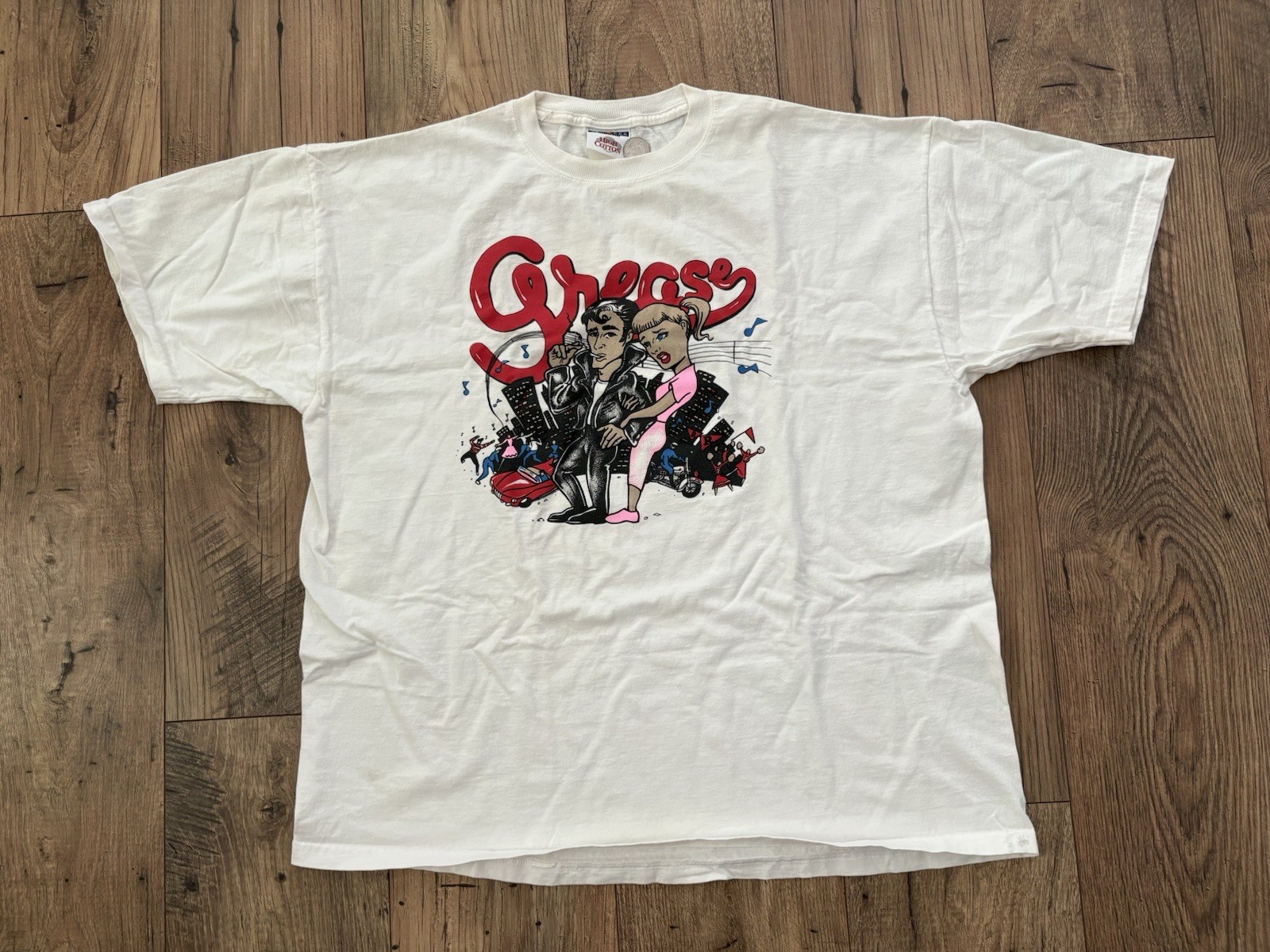 80S Style Grease Movie Musical romantic comedy Unisex Fan Sz L