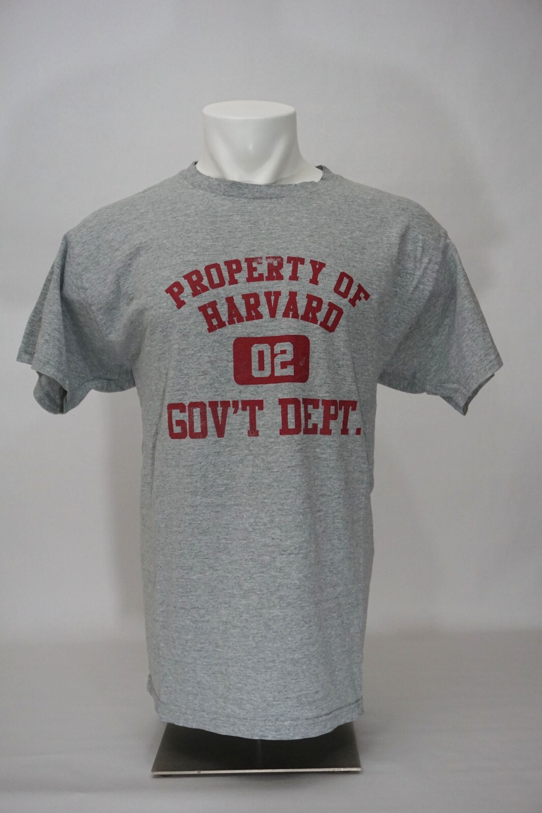 2002 Property of Harvard Department of Gov XLarge Fruit of the Loom T-shirt