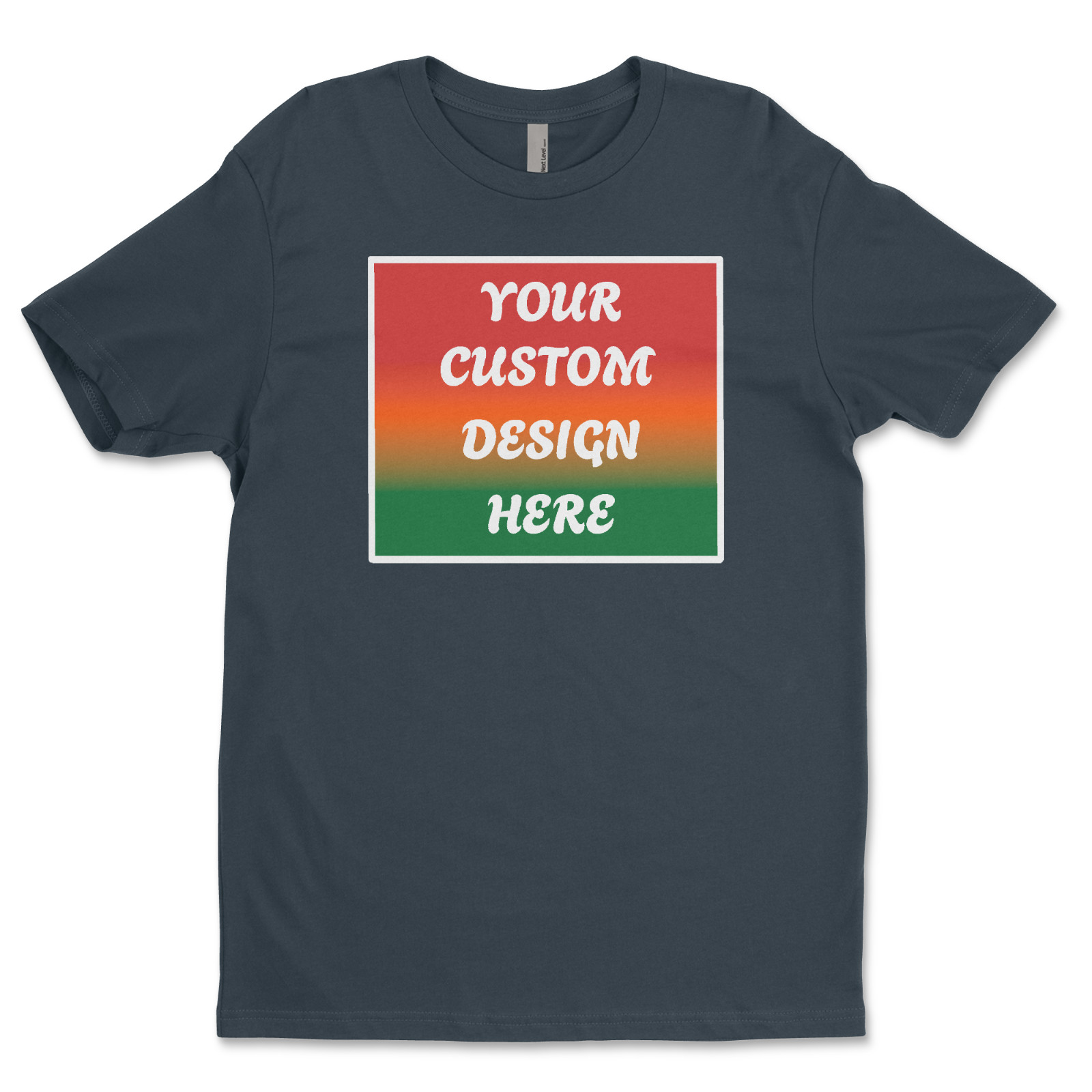 Personalized Custom T-ShirtCustomized w/Photo, Text, Logo DTF on nextlevel shirt