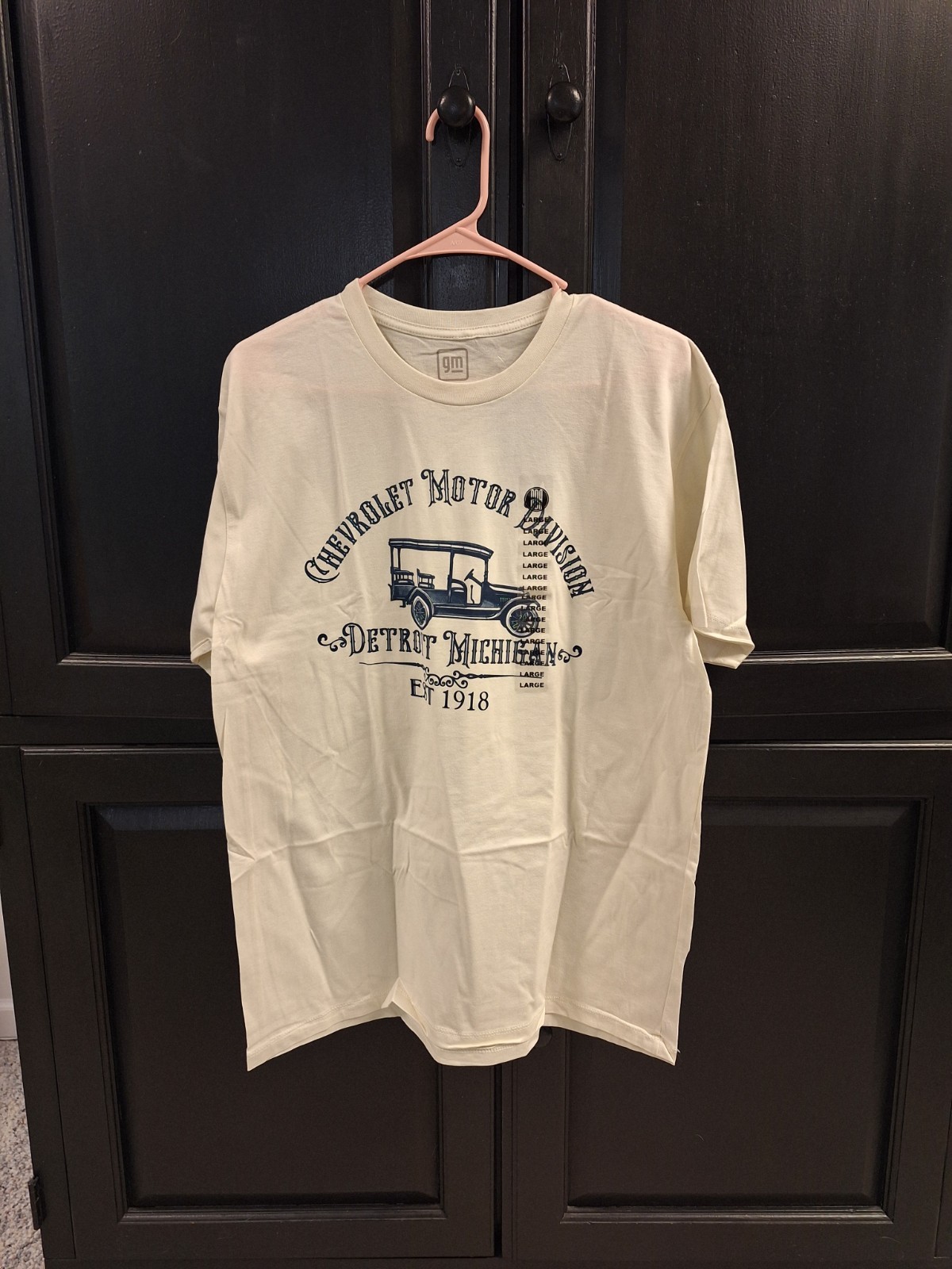 Chevrolet Motor Division Men’s Short Sleeve T-Shirt Size Large