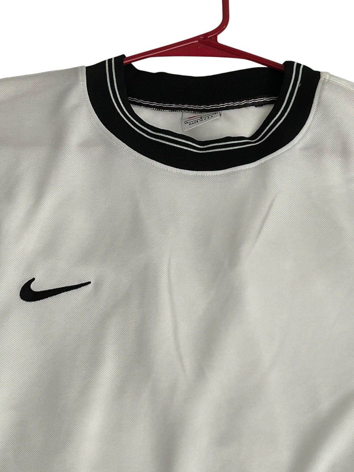 Vintage 90s Nike Team Cheat Swoosh Size L Warmup Gym Training Made In USA NWT