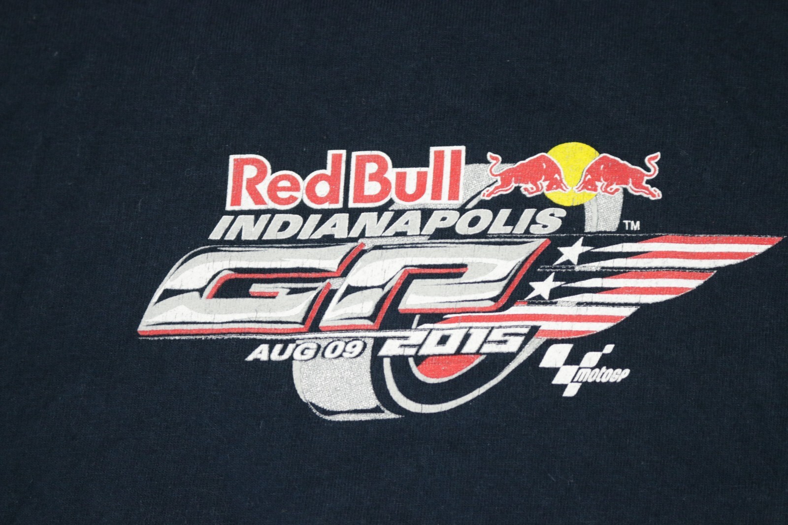 RedBull Indianapolis Motor Speedway Shirt 2015 Mens 3XL Blue Racing Motorcycles
