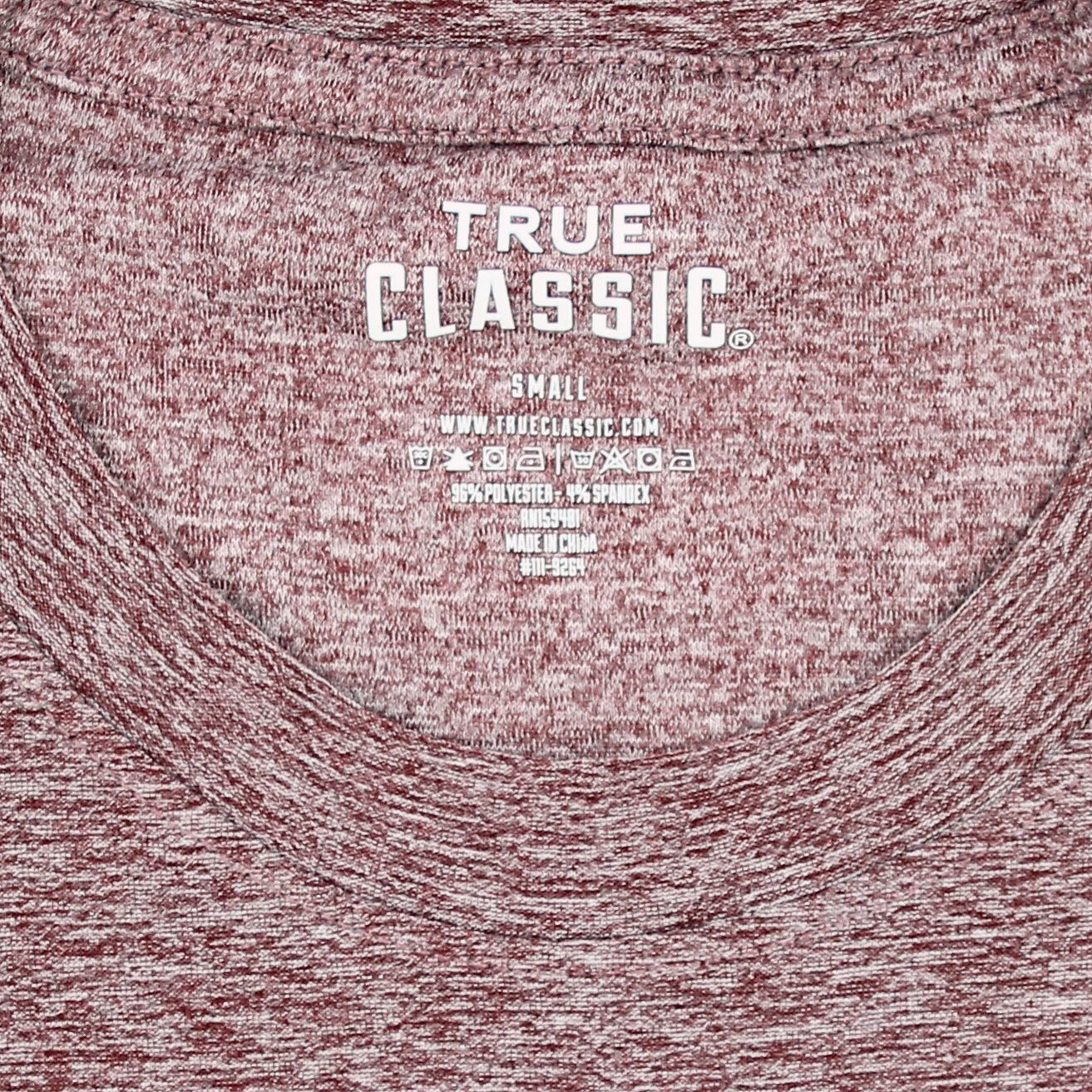 True Classic Men’s Short Sleeve Shirt Active Crew Neck Tagless Moisture Wicking