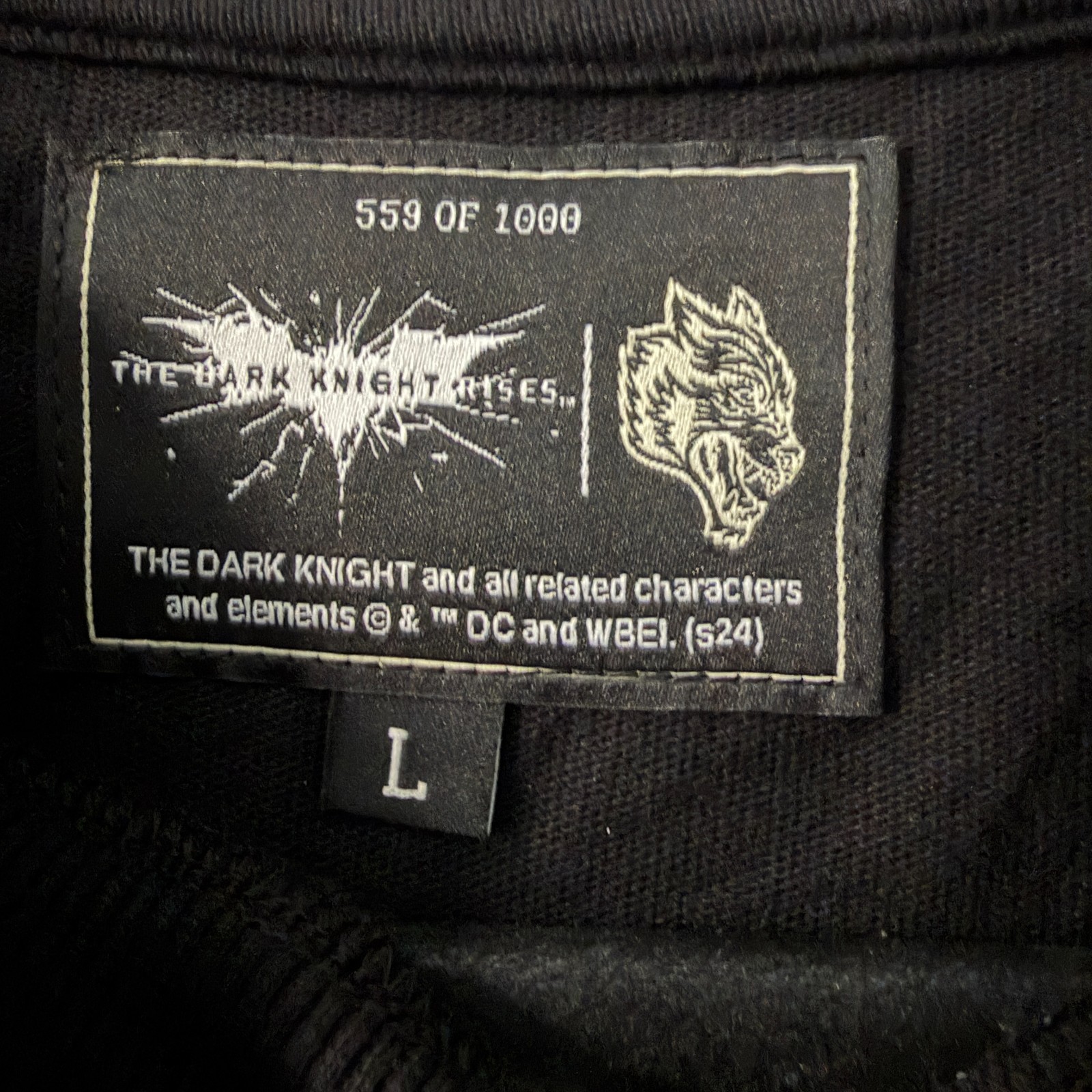 Darc Sport x Dark Knight Rises Born In It V2 Tee – Black, Size L