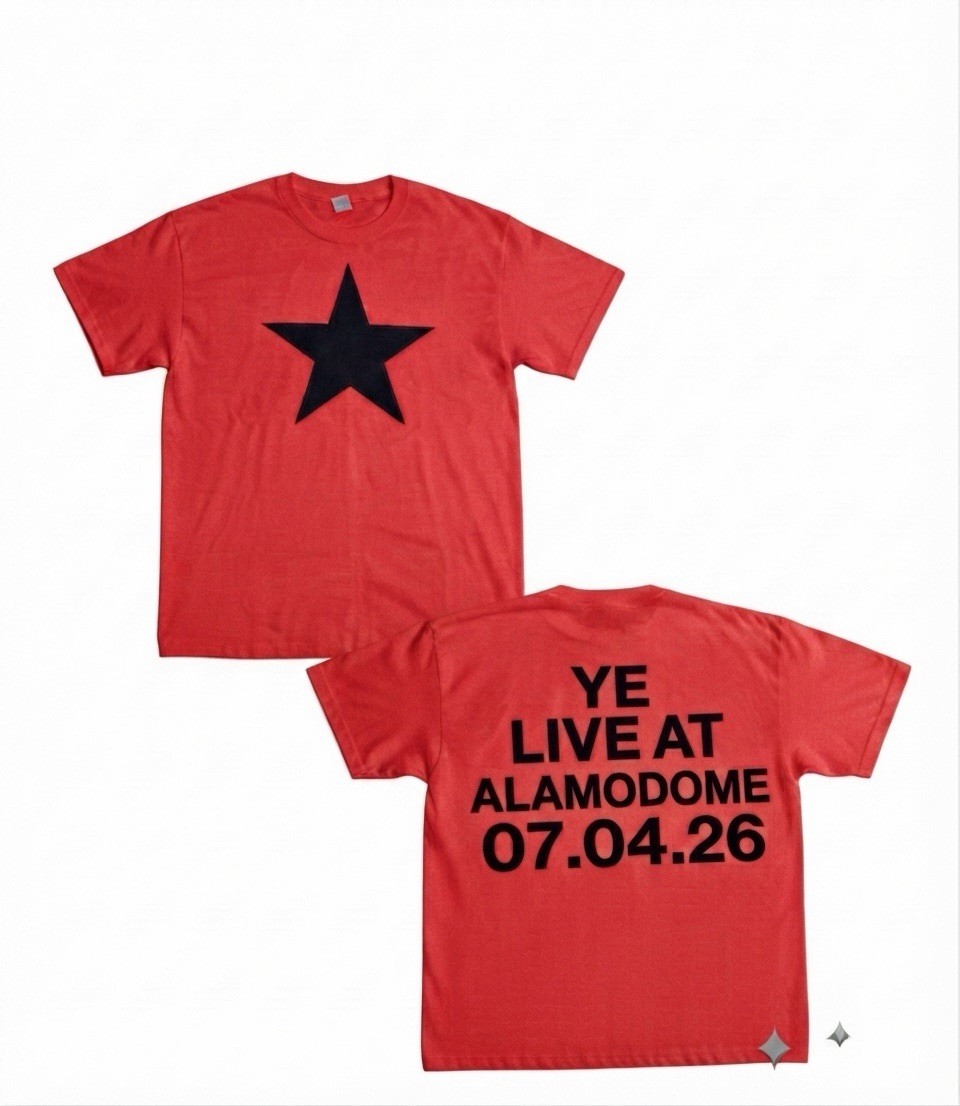 Kanye West YE BULLY Live At ALAMODOME 07.04.26 Concert T Shirt New