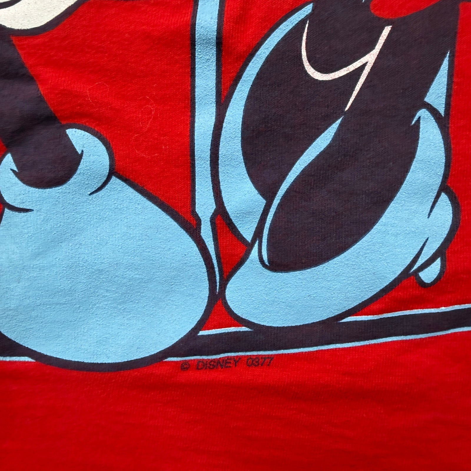Vintage Mickey Unlimited Jerry Leigh Red Disney T Shirt Mickey Minnie Couples