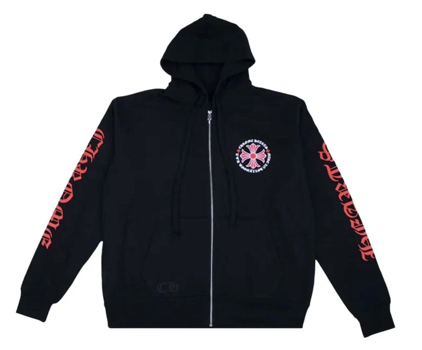 Size L Chrome Hearts Hollywood Plus Cross Zip Up